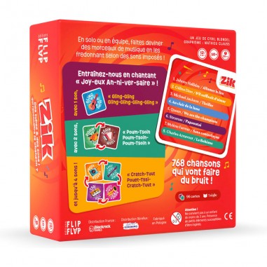 Zik - Jeu de société - Blackrock - Blackrock Games