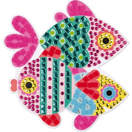 Cartes mosaïques thème mer "Féerie sous marine"