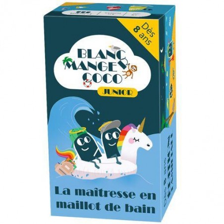 Blanc manger coco junior : la maîtresse en maillot de bain - blackrock - Hiboutatillus