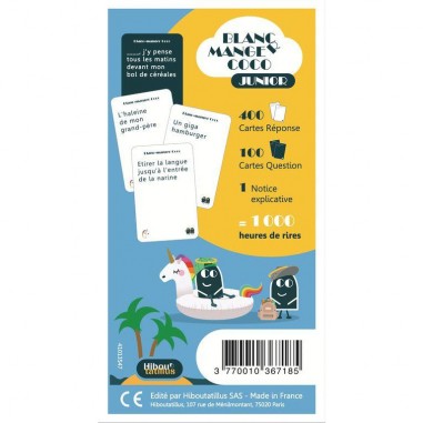 Blanc manger coco junior : la maîtresse en maillot de bain - blackrock - Hiboutatillus