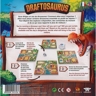 Draftosaurus - Jeu de société - Ankama
