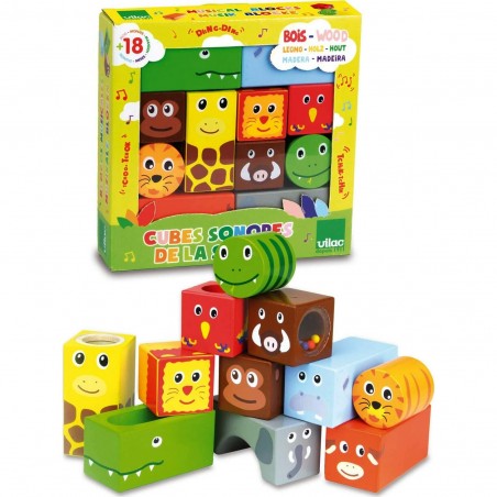 Cubes sonores de la savane - Vilac