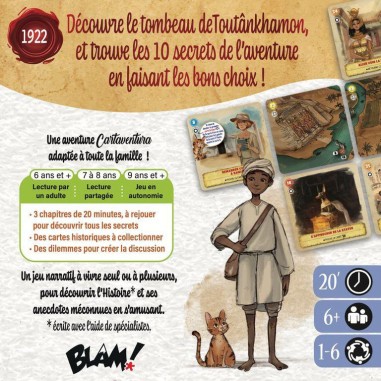 Le Secret Des Pharaons - Cartaventura Odyssée - Jeu Narratif dès 6 Ans - Blam