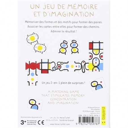 Un Memo d'Hervé Tullet - Mémo géant et créatif - Bayard Jeux