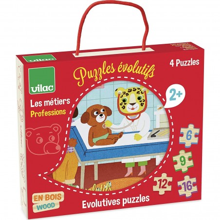 Puzzles évolutifs Les Métiers - Vilac
