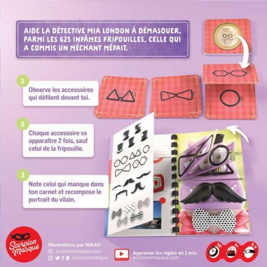 Mia London Et L'Affaire Des 625 Fripouilles! - Jeux de société - Scorpion Masqué - Scorpion Masque