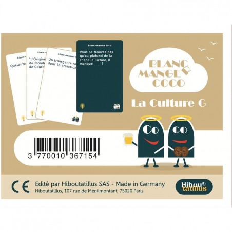 Blanc Manger Coco - Extension La Culture G - Jeux de société - Hiboutatillus