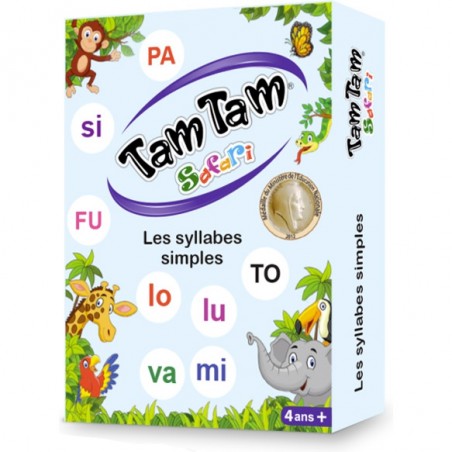 Tam Tam Safari: Les Syllabes - Jeux de société - Ab Ludis Editions