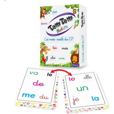 Tam Tam Safari - Les Mots Outils du Cp - Jeux de société - Ab Ludis Editions