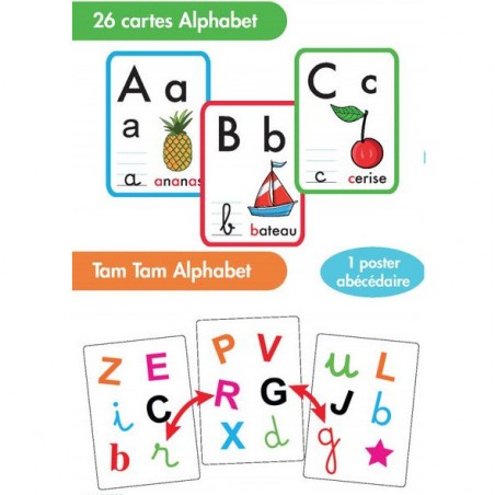 Tam Tam - Coffret Alphabet - Jeux de société - Ab Ludis Editions