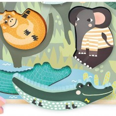 Encastrement tactile jungle - Vilac 2