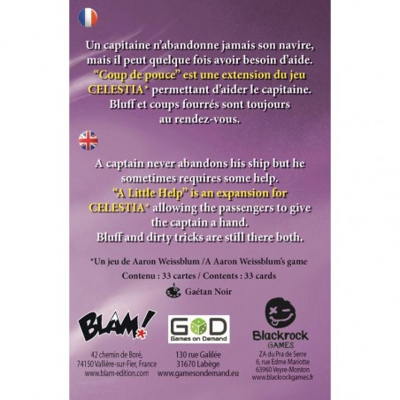Celestia - Extension Coup de Pouce - Jeu de société - Blam! - Blam !