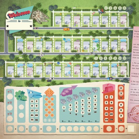 Welcome - Feuilles de Marques & Goodies - Jeux de société - Blue Cocker