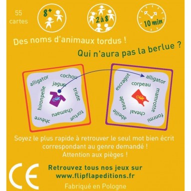 Pas de Lézard - Jeu de société - Editions - Flip Flap