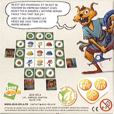 Le Bois des Couadsous - Un jeu de mémoire pour toute la famille - Jeux Opla
