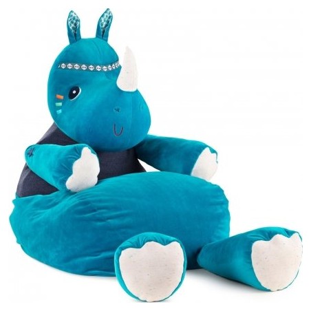 Fauteuil Pouf pour enfant - Marius Le Rhinocéros - Lilliputiens