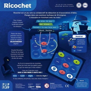 Ricochet: Le Profil de l'Homme Sans Visage - Jeux de société - Flip Flap Editions