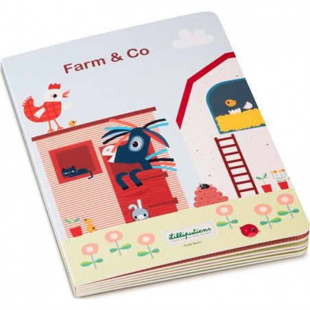 Livre puzzle Ferme - Lilliputiens