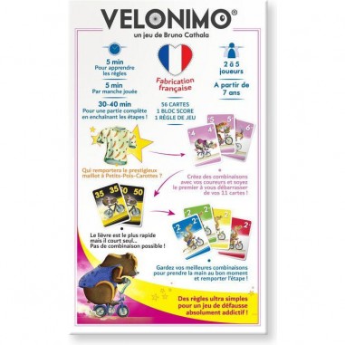 Velonimo - jeu de défausse et de plis - Studio Stratosphères