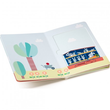 Livre puzzle Ferme - Lilliputiens