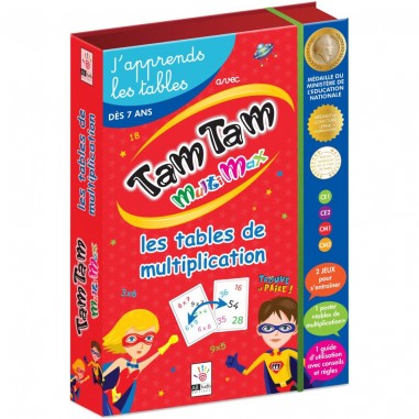 Tam Tam Coffret Multimax j'apprends les tables de multiplication - Ab Ludis Editions
