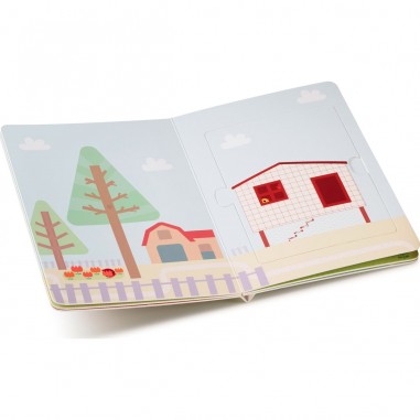 Livre puzzle Ferme - Lilliputiens