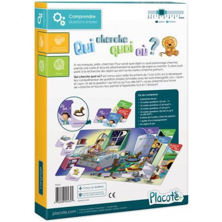 Qui cherche quoi où ? - Un jeu - Placote