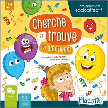 Cherche et Trouve - Les émotions - Premiers Jeux Boutique - Placote