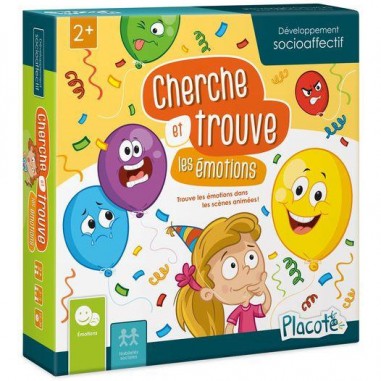 Cherche et Trouve - Les émotions - Premiers Jeux Boutique - Placote