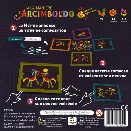 À la manière d'Arcimboldo - Jeux de société - Bankiiiz Editions