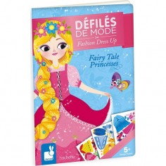 Carnet créatifs et stickers " Fairy Tales Princesse" - Janod
