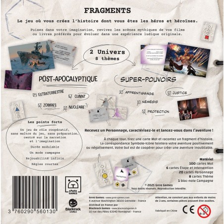 Fragments - Jeux de société - Grrre Games