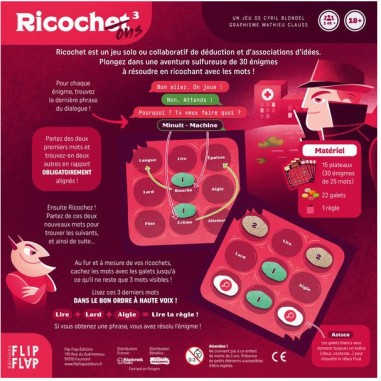 Ricochet 3 - Quand Satan Brouille l'écoute - Editions - Jeux de société - Flip Flap
