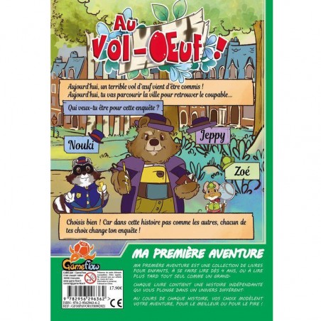 Ma Première Aventure - Au Vol-Oeuf! - Jeux de société - Game Flow
