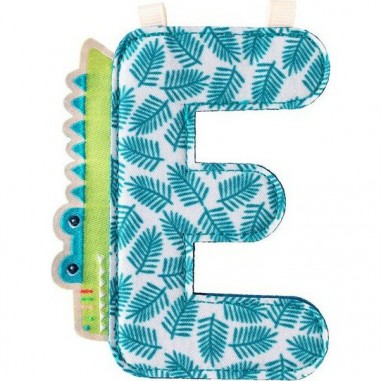 Lettre en tissu E "Anatole" - Lilliputiens