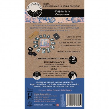 Intime Conviction n°4: L'Affaire de la Croque Mort - Fika - Jeux de société - Editions Fika