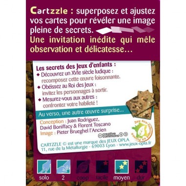 Cartzzle - Les Jeux d'Enfants - Cartzzle - Jeux de société - Jeux Opla