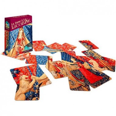 Cartzzle - La Dame à la Licorne - Jeu de Cartes et PuzzleEsprit Jeu - Jeux Opla