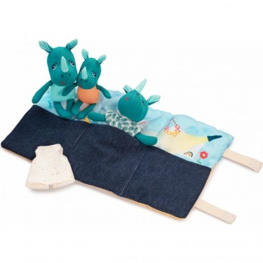 Famille Marius le rhinocéros - Lilliputiens