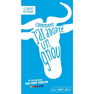 Comment J'ai Adopté un Gnou - Jeux de société - ledroitdeperdre.com - Le Droit De Perdre