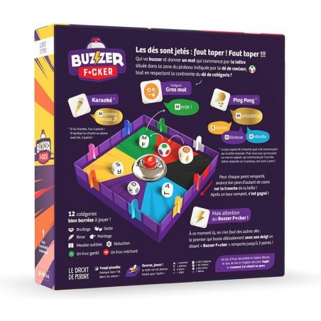 Buzzer Fucker - Jeux de société - ledroitdeperdre.com - Le Droit De Perdre