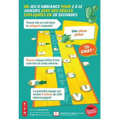 Mot pour Mot - 2ème édition - Un jeu - Le Scorpion Masqué