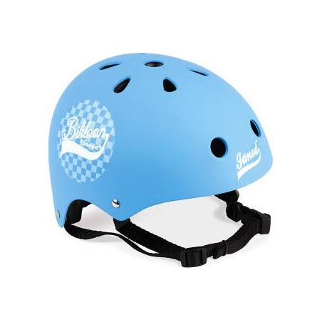 Casque Bleu à Damiers Pour Draisienne