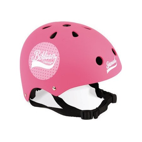 Casque Rose à Pois Pour Draisienne