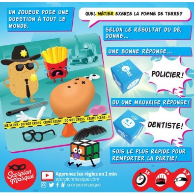 C'est pas Faux - Patates & Ninas - Jeu d'AmbianceEsprit Jeu - Scorpion Masque