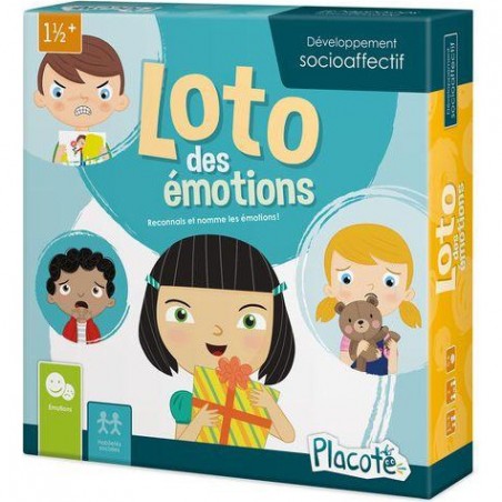 Loto des Émotions - Jeu pédagogique Esprit Jeu - Placote