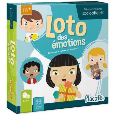 Loto des Émotions - Jeu pédagogique Esprit Jeu - Placote