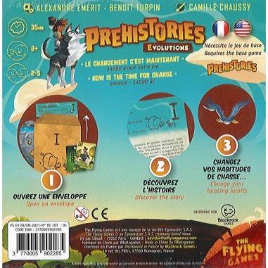 Prehistories - Evolutions - Jeux de société - The Flying Games