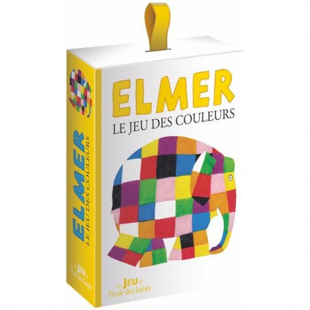 Elmer le jeu des couleurs - Jeu de société enfant - L'école Des Loisirs