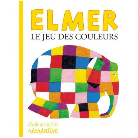 Elmer le jeu des couleurs - Jeu de société enfant - L'école Des Loisirs